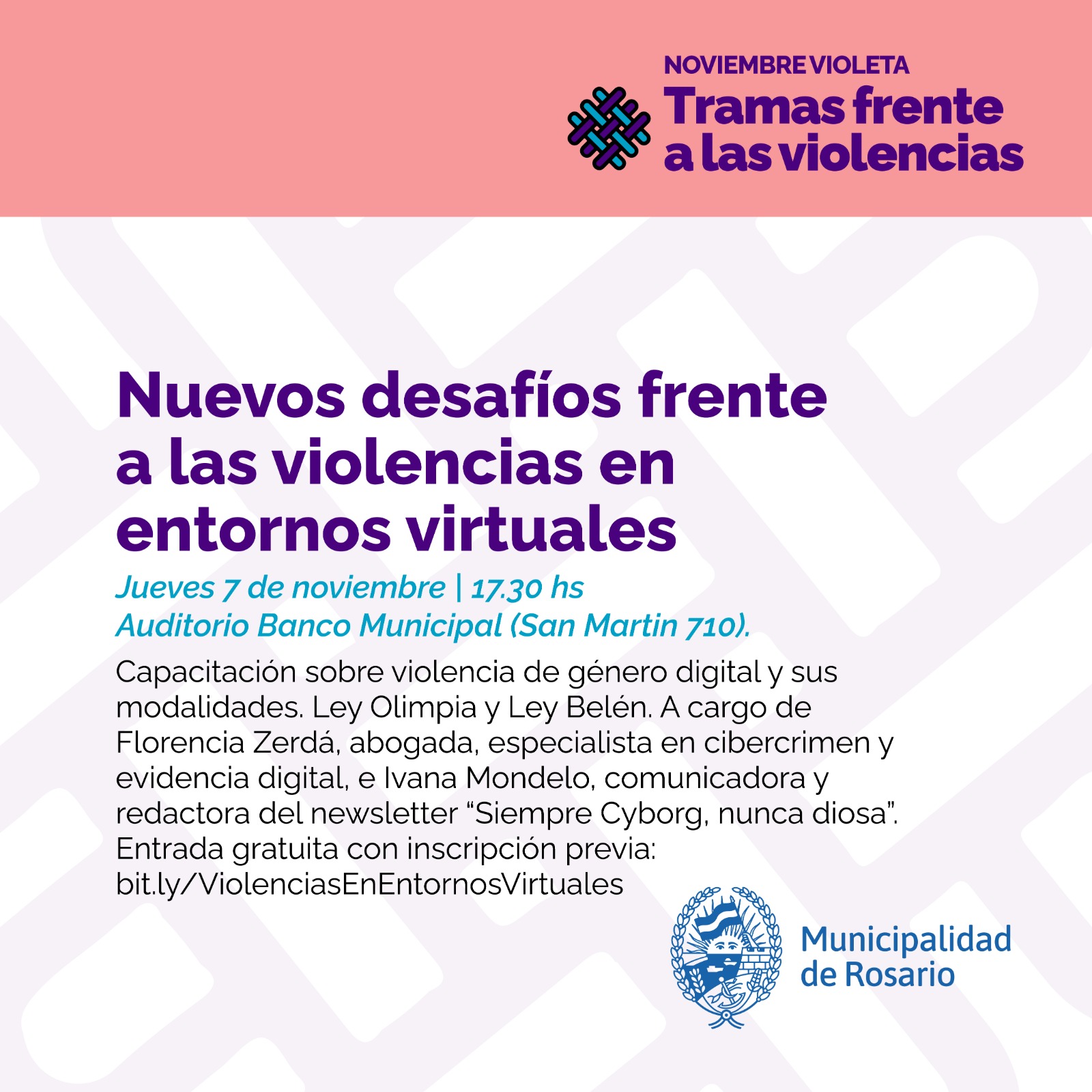 El Colegio de Abogados invita a: Capacitación: “Nuevos desafíos frente a las violencias en entornos virtuales" - 07/11/2024